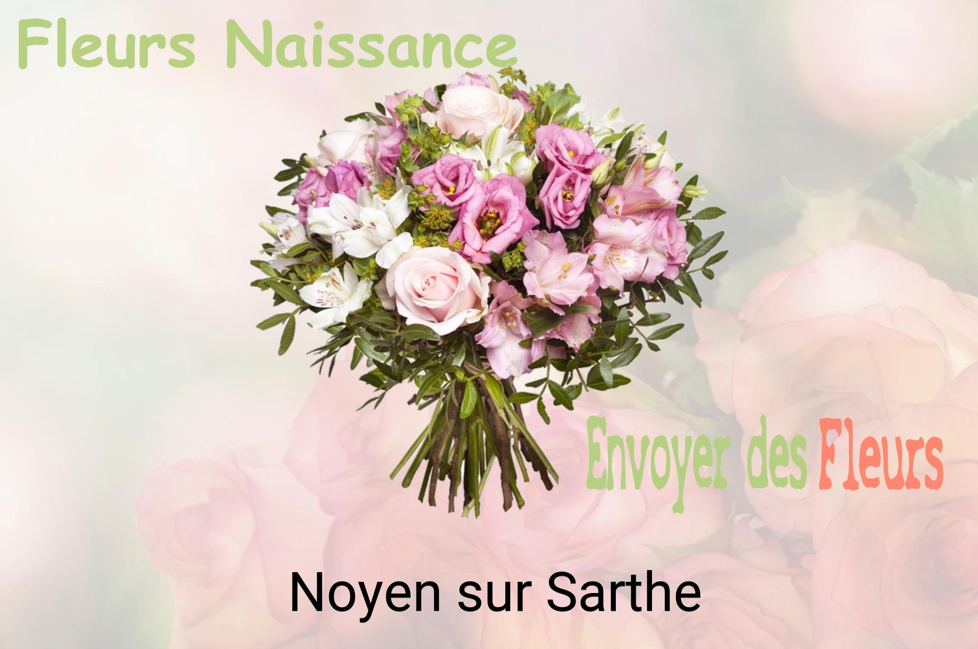 Bouquet de fleurs de naissance livré à Noyen-sur-Sarthe